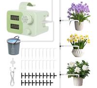 AOZBZ Irrigation System Kit DIY Newest Indoor USB Plant Watering Device, Automatic Watering System with Multiple Combinations of Automatic Watering Programs, for Balcony/Indoor/Greenhouse (Green)