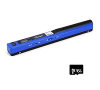 AOZBZ Portable Document Scanner - 900DPI Handheld Portable Scanner Image Scanner Scanning Wand A4 Colour Photo Mobile Scanners Handy Scan, JPG/PDF Format, with 16G SD Card (Blue)