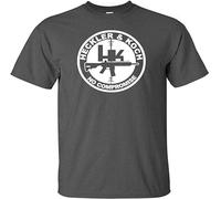 AOZGXEZ Men's Heckler Koch No Compromise T Shirt Size M Black