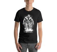 AOZGXEZ New Jay Cutler Quad Stomp T-Shirt New Edition t Shirt Boys Animal Print Shirt Short Sleeve tee Heavyweight t Shirts for Men Size XXL Black