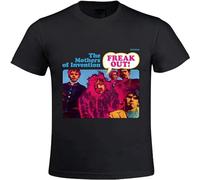 AOZGXEZ The Mothers of Invention Freak Out Mens Funny T Shirts O Neck Size XL Black