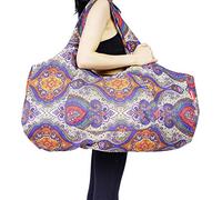 Aozora Yoga Mat Bag Large Yoga Mat Tote Sling Carrier with Pockets Fits Mats with Multi-Functional Storage Pockets Light and Durable (Celestial)