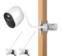 AOZTSUN 2Pack Flexible Clamp Mount Compatible with Arlo Cam, Arlo Pro/Pro 2/Pro 3/Ultra/Ultra 2, & Others Flexible Gooseneck Mounting Bracket No Tools or Wall Damage Required (White)