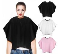 AOZUO Makeup and Hair Cutting Cape, 3pcs Professional Salon Apron with Adjustable Closure for Barber, Shampoo, Beauty Services