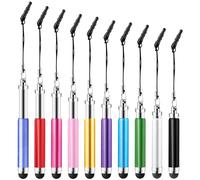 AOZUO Mini Stylus Pen, 10 PCS High Precision Universal Touchscreen Devices, Ideal for Big Fingers, Convenient Portability, Anti Scratch Tip, Compatible with Smartphones, Tablets