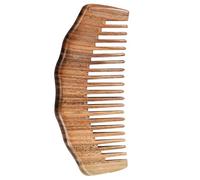 AOZUO Wooden Comb, Natural Sandalwood Wide Tooth Combs Handmade Anti-Static Wood Comb Wood Massage Comb Prevents Static Styling Detangling Tool for Women Girls Straight Curly Thick Wavy Hair