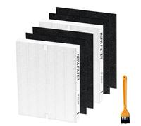 AP-1512HH Air Purifier Replacement Filter Set, 2 True HEPA and 4 Filters for Coway Airmega AP-1512HH and 200M