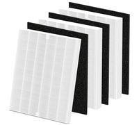 AP-1512HH True HEPA Replacement Filter H13 Compatible with Coway Air Replacement Filter AP-1512HH, AP-1512HH-FP, AP-1518R, AP-1519P, Item NO #3304899 (3 HEPA + 3 Carbon Filters)
