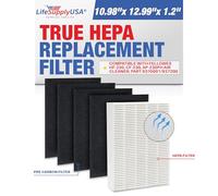 AP-230PH Replacement Filter Set 1 HEPA + 4 Carbon Pre-FiltersCompatible with Fellowes HF-230, CF-230, AP-230PH, Part 9370001/9372001 Air Purifiers by LifeSupplyUSA