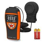 AP-8801C Digital Light Meters & Accessories 0.1~400,000Lux Digital Luxmeter Illuminance Light Meter with Extendable Light Detector up to 2 Meters,Data Hold,Lux/FC Selection (Battery Included)