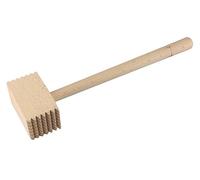 AP Apollo Wooden Meat Tenderiser Meat Mallet 49 Teeth Tenderizer Steak Pointed Wooden Hammer