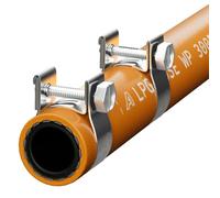 ap automotive 6mm x 8 Metre Butane/Propane LPG Gas Hose with 2 Pipe Clips