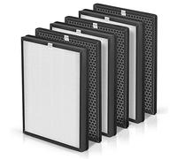 AP-B102 Replacement Filter Set Compatible with Alexapure Breeze air pur ifier Filters Replacement AP-B102 and 3049 3-IN-1 Air Cleaner for Home 2X H13 True HEPA and 2X Activated Carbon Filters