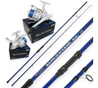 AP Bass Mackerel Spinning Rod 10ft 2pc Sea Fishing Lure Rod + Blue Ocean 70 Reel