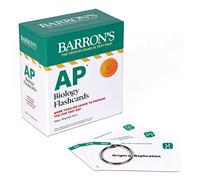 AP Biology Flashcards: Up-to-Date Review and Practice: + Sorting Ring for Custom Study (Barron's AP)