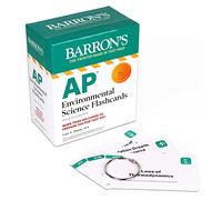 Ap Environmental Science Flashcards: Up-to-date Review + Sorting Ring for Custom Study (Barron's Test Prep)
