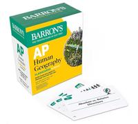 AP Human Geography Flashcards, Sixth Edition: Up-to-Date Review (Barron's AP Prep)