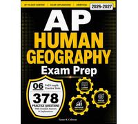 AP Human Geography Prep 2026-2027: 6 Full-Length Practice Tests and 378 Practice Questions with Detailed Answer Explanations( Unofficial )