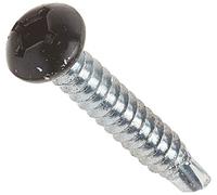 AP Products 012-PTK500BL 8X1 Black Pan Head Square Recess Screw, 500 Pack