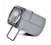 AP Slide Viewer 3x Magnification + Light = Battery Operated Folding Foot Compact
