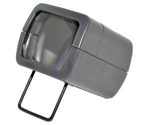 AP Slide Viewer 2x Magnification + Light = Battery Operated Folding Foot Compact