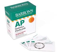 Ap Statistics Flashcards: Up-to-date Practice + Sorting Ring for Custom Study (Barron's Test Prep): 500 cards to prepare you for test day
