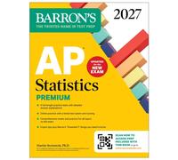 AP Statistics Premium, 2027: 9 Practice Tests + Comprehensive Review + Online Practice