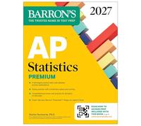 AP Statistics Premium, 2027: 9 Practice Tests + Comprehensive Review + Online Practice (Barron's AP Prep)