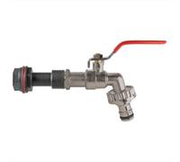 AP Supplies 1/2" Water Butt Extension Kit With Quick Connect Lever Tap