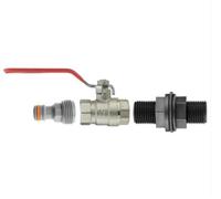 AP Supplies 1/2in BSP Water Butt Kit, Lever Valve, Quick Connector