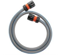AP Supplies 1 Meter Garden Hose Set Gray With Black Connector