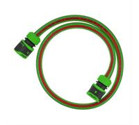 AP Supplies 1 Meter Premium Garden Hose (Green) With 2 Green Lock Connectors Set