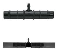 AP Supplies 10Pcs. Micro Tee Connector 13mm- 4mm Barb - Micro Irrigation Fitting Connector Adaptor For Micro Tubing In Irrigation System.