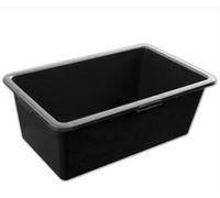 AP Supplies 10Pcs X 90L Rectangular Mixing Tub Pvc Mixing Tub Multi-Purpose Container For Cement, Mortar, Plaster, Storage, Gardening