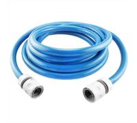 AP Supplies 15 Meters Water Hose Blue Set For Drinking Water With 2 Connectors