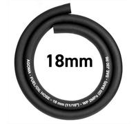 AP Supplies 18mm X 1 Meter Rubber Reinforced With A Heat Resistant Textile Braid For Fuel, Diesel, Petrol, Water