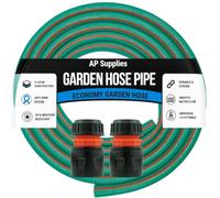 AP Supplies 1meter Green Economy Hose 1/2in 4 Layer Black Connector Set