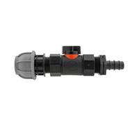 AP Supplies 20mm Mdpe Straight With In-Line Bspf Valve And 16mm Barbed Straight