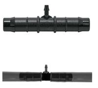 AP Supplies 20Pcs. Micro Tee Connector 13mm- 4mm Barb - Micro Irrigation Fitting Connector Adaptor For Micro Tubing In Irrigation System.