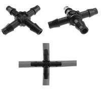 AP Supplies 30Pcs. Micro Cross Connector 4.5mm Barb - Micro Irrigation Fitting Connector Adaptor For Micro Tubing In Irrigation System.