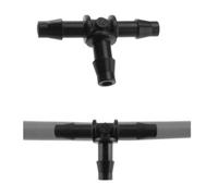 AP Supplies 30Pcs. Micro Tee Connector 4.5mm Barb - Micro Irrigation Fitting Connector Adaptor For Micro Tubing In Irrigation System.