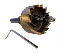 AP Supplies 34mm Hss Hole Saw Drill Bit Cutter High Speed Steel Hole Cutter For Metal Alloy Stainless Steel Wood & Plastic Drilling
