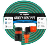 AP Supplies 4meter Green Economy Hose 1/2in 4 Layer Angle Connector Set