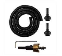 AP Supplies 5m Corrugated Pipe 1in Water Butt Linking Kit with Drill Bit