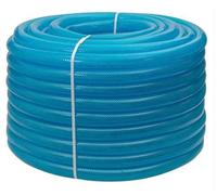 AP Supplies Braided Fuel Hose 25mm x 30.2mm, 4m, Blue | See fluid flow while braided reinforcement helps resist kinks