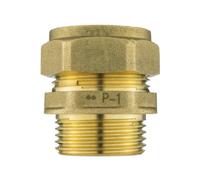 AP Supplies Brass Compression Straight 22mm - 3/4 Bspm