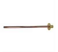 AP Supplies Brass Wall Plate 1/2in BSPF, 15mm Copper Pipe 350mm