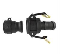 AP Supplies Camlock Type C Coupling Set 1/2in, Aluminium
