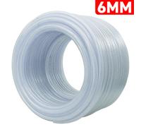 AP Supplies Clear Braided Pvc Pipe 6mmx1.6mm - 10 Meters