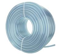AP Supplies Clear PVC Hose 8mm x 10mm, 5m, Flexible Food Contact | See liquid flow clearly through flexible food-contact PVC tubing